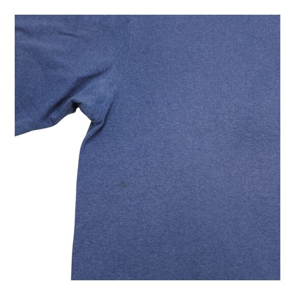 Carhartt Mens Blue Original Fit Pocket T-Shirt L Regular Cotton/Poly Blend - Picture 3 of 8